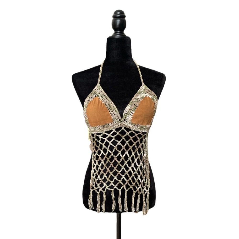 Sexy Y2K crochet top